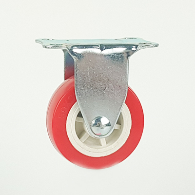 Smooth Tread Plastic Wheel Core Light Duty Casters for Plate Mounting Applications