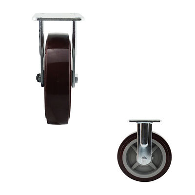 8 Inch FLat Tread PU Wheel 660LBS Dolly  Heavy Duty Casters