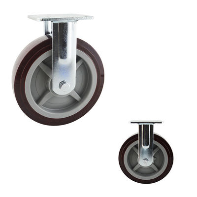 8 Inch FLat Tread PU Wheel 660LBS Dolly  Heavy Duty Casters
