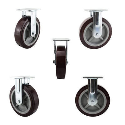 8 Inch FLat Tread PU Wheel 660LBS Dolly  Heavy Duty Casters