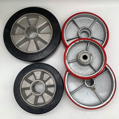 Plain Bearing Rubber Casters Wheels for Heavy-Duty and Temperature Environments