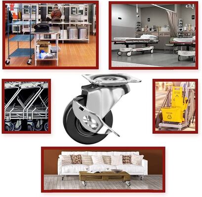 Các bánh xe có lõi rắn được thiết kế để tương thích với đồ nội thất cung cấp hiệu suất lâu dài và dễ điều khiển