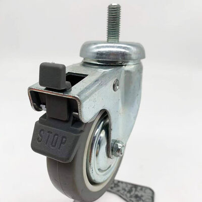 350KG Capacity Casters bao gồm 2 bánh xe rộng lý tưởng cho vận chuyển công nghiệp và giải pháp xử lý vật liệu