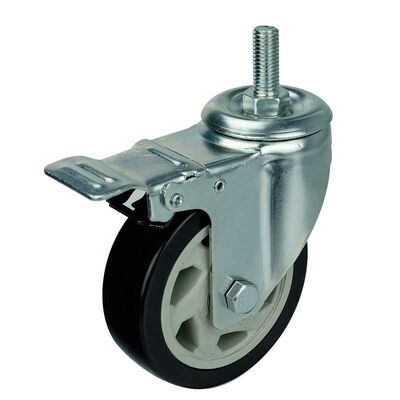 100 lbs Capacity Load Light Duty Casters Quiet Smooth Rolling Wheels được thiết kế cho thiết bị y tế và xe buýt phòng thí nghiệm
