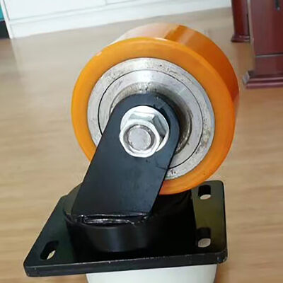 Thép cao su Caster cao su 2 4 5 bánh xe Casters với phanh công nghiệp cấp độ bền hạng nặng giải pháp di động