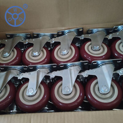 Bánh xe cỡ 65mm có chiều rộng 2 bánh lý tưởng cho các thiết bị xử lý vật liệu và giải pháp vận chuyển công nghiệp