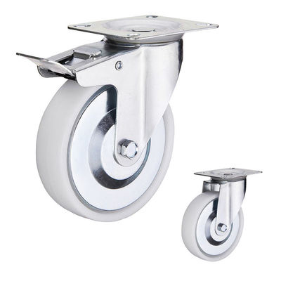 3 inch 110lbs tải bánh công nghiệp có nắp che bụi