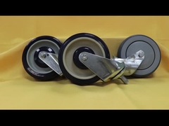 176lbs Loading 4 inch Trolley Wheels, TPR Thẻ mua sắm bánh xe thay thế